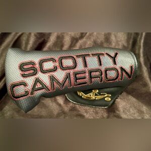 Scotty Cameron Black Towel with American Flag